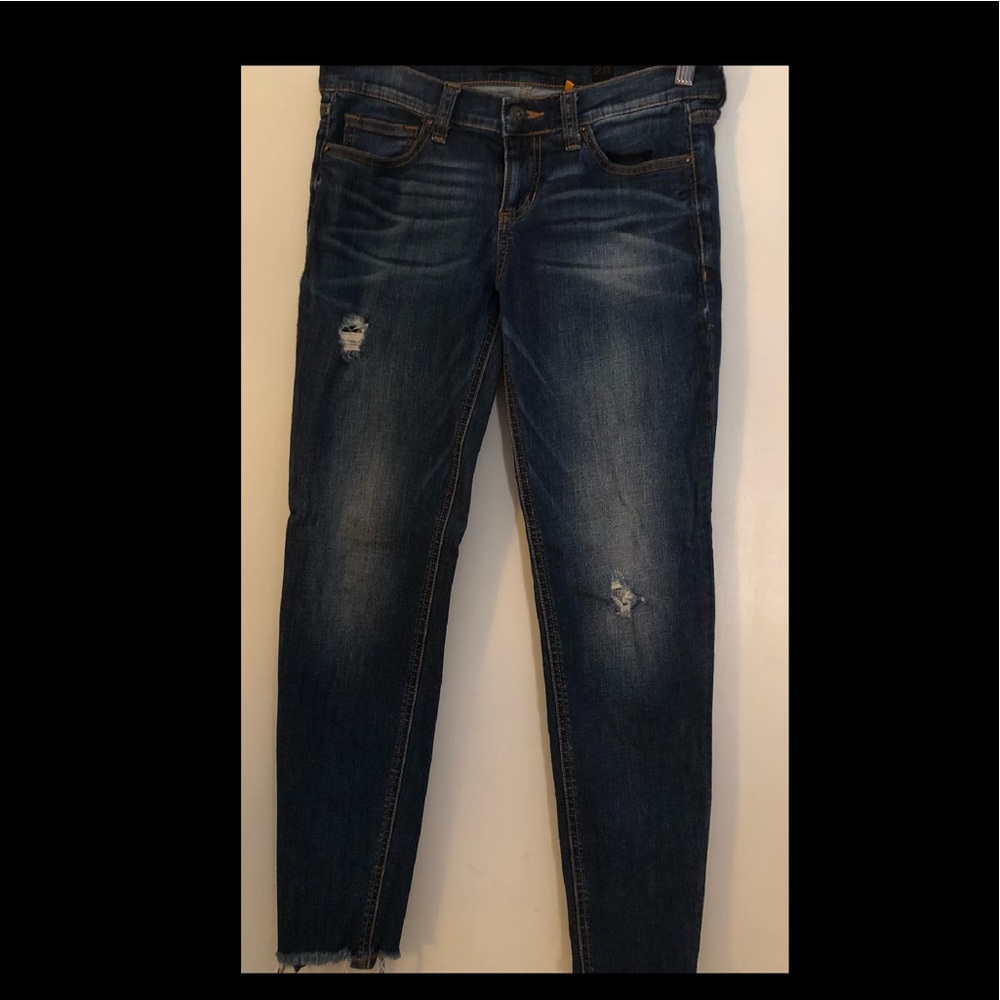 SP Black Label Women 28 Low Rise Distressed Jeans